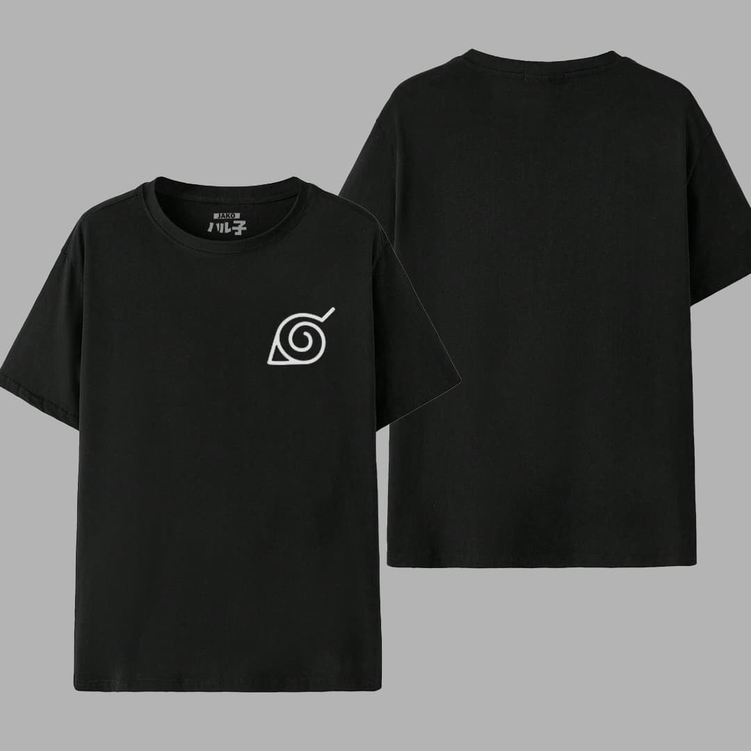 Camiseta Negra Konoha