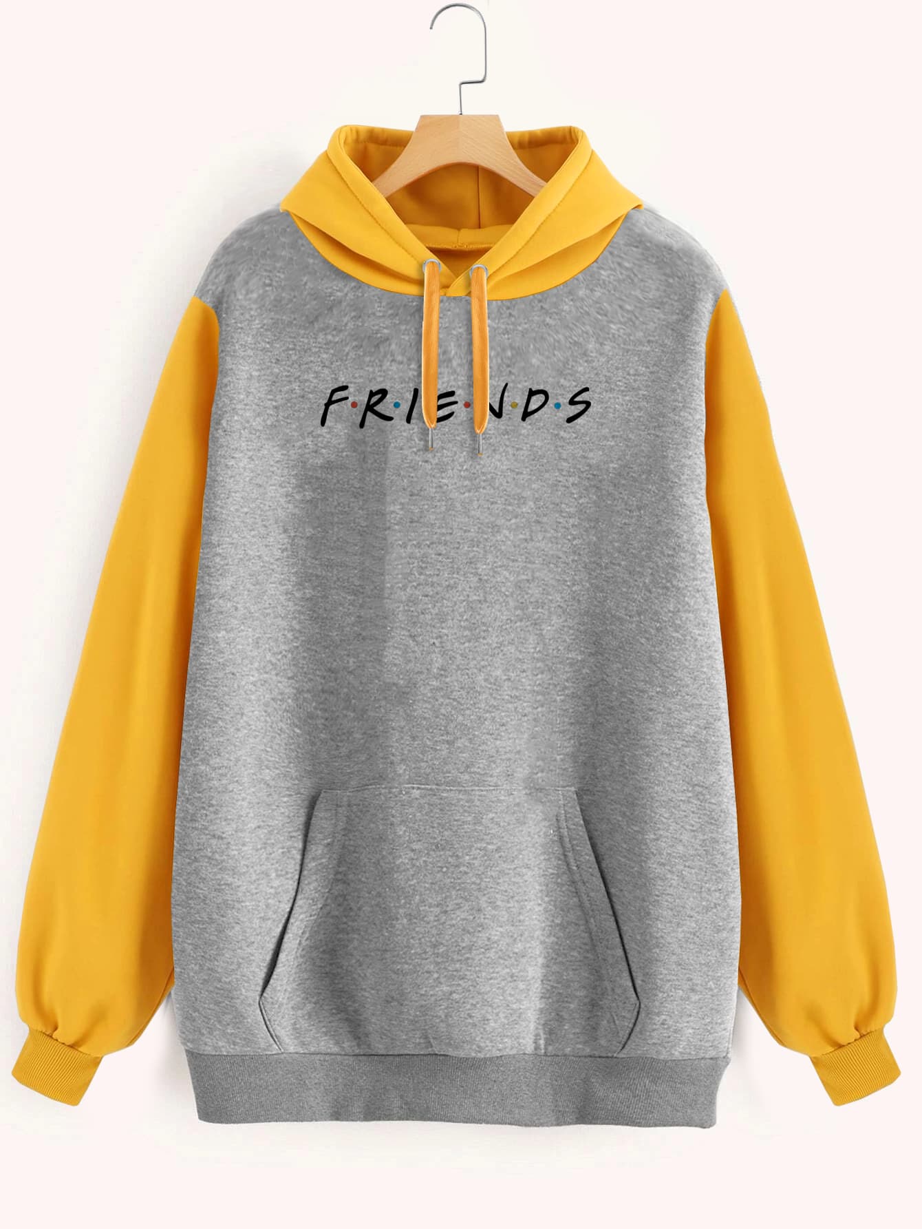 Buzo ancho hoodie friends