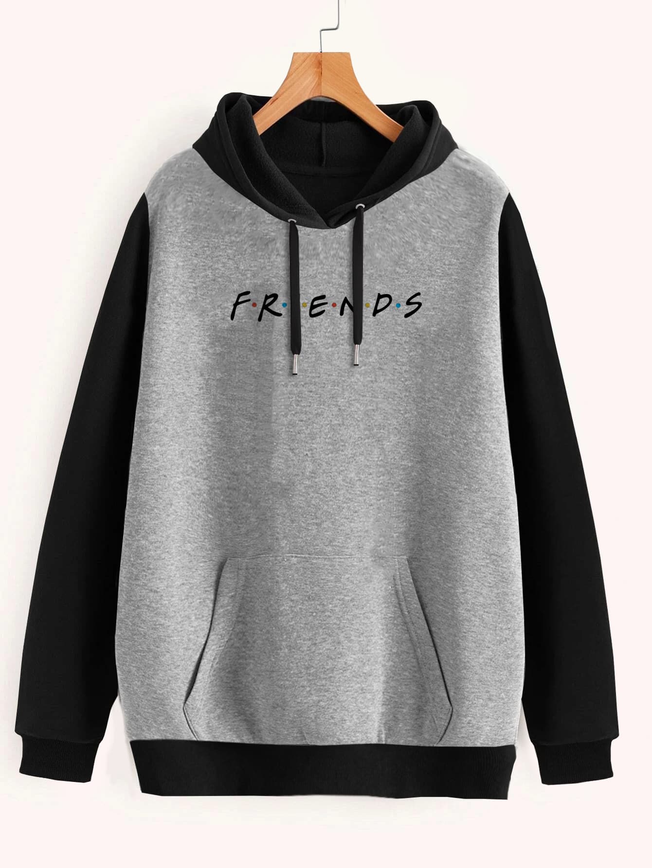 Buzo ancho hoodie friends