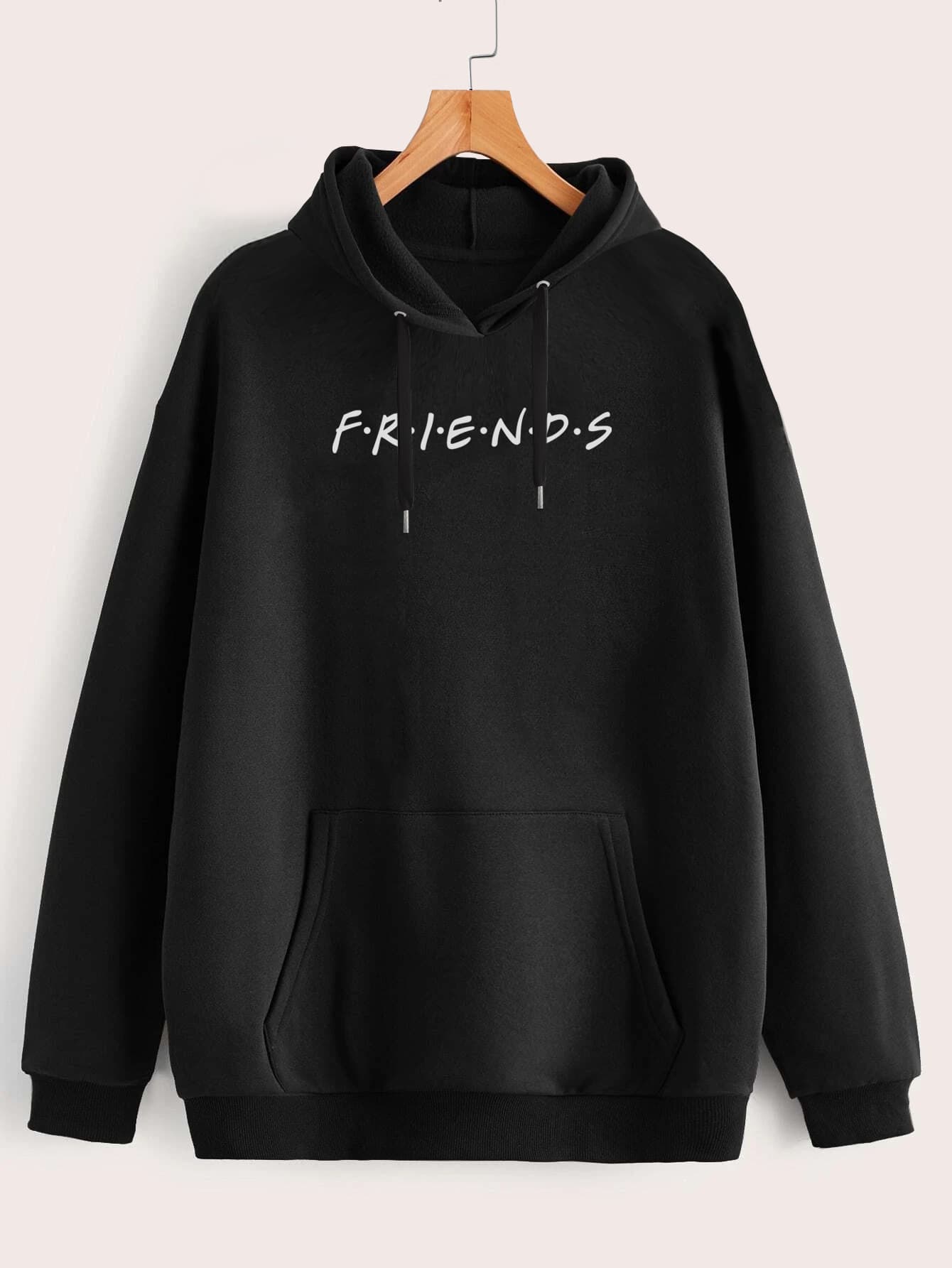 Buzo ancho hoodie friends