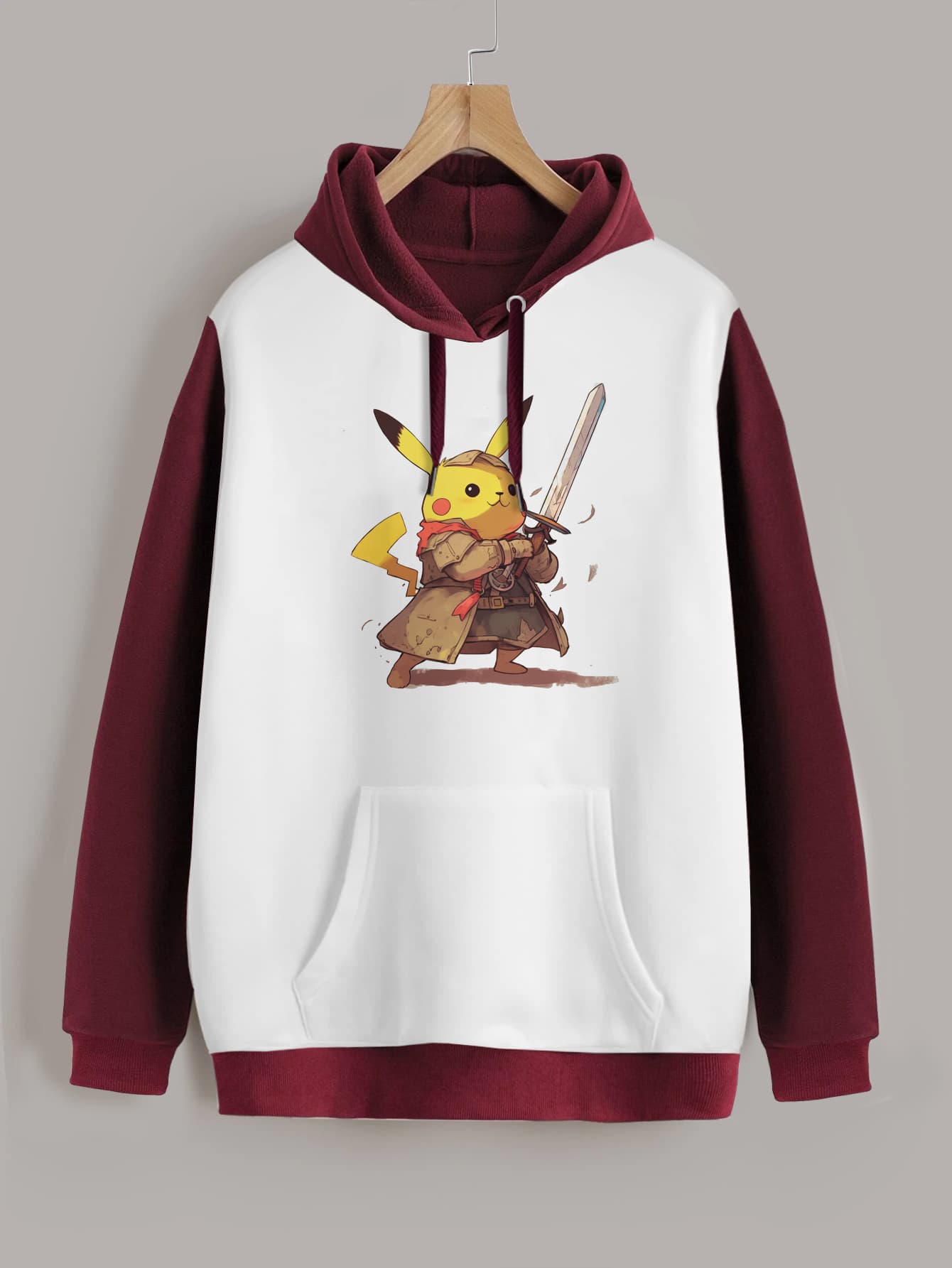 Buzo ancho hoodie Pikachu Guerrero jako tienda online