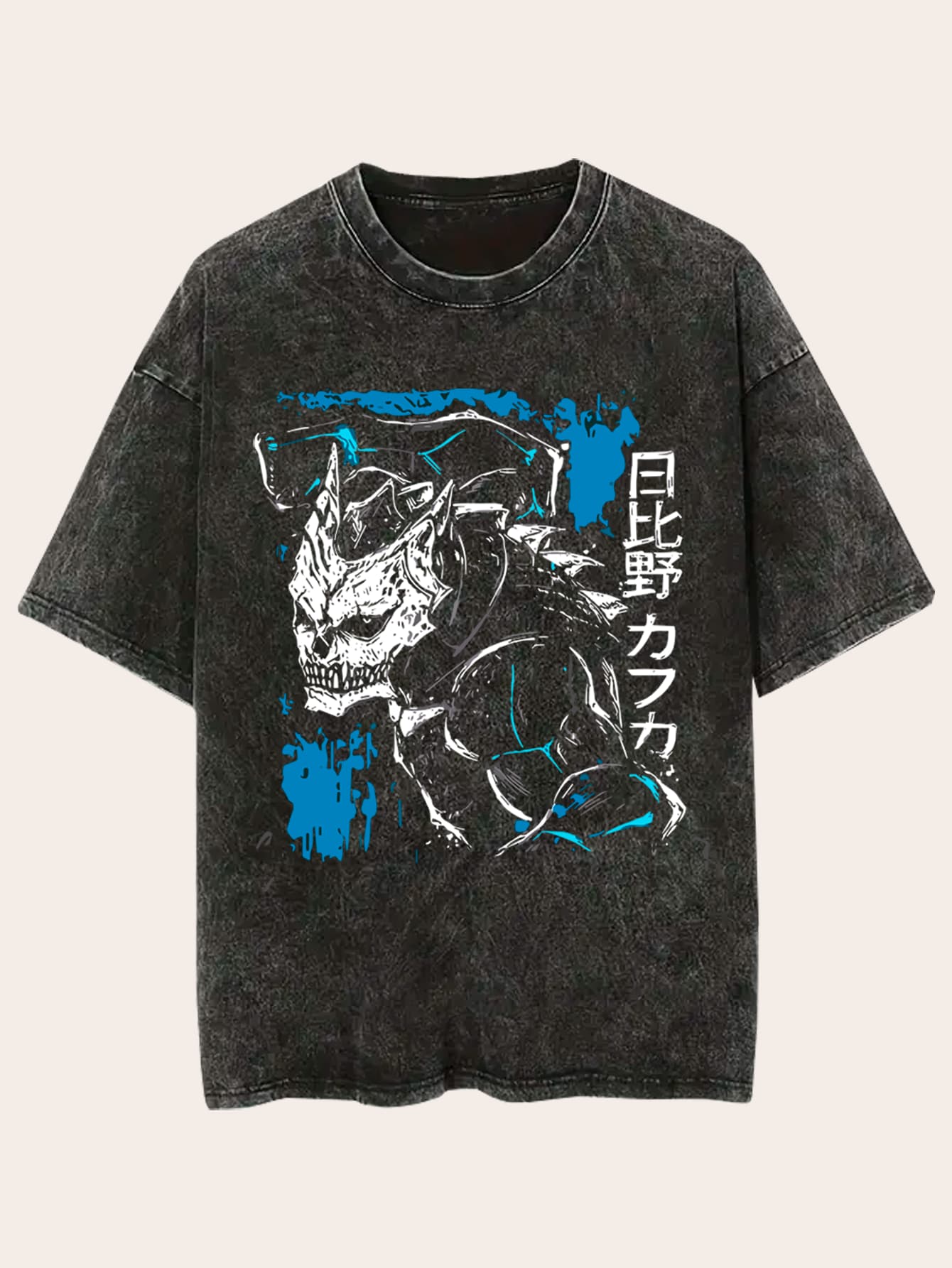 Camiseta Acid wash Kaiju N8