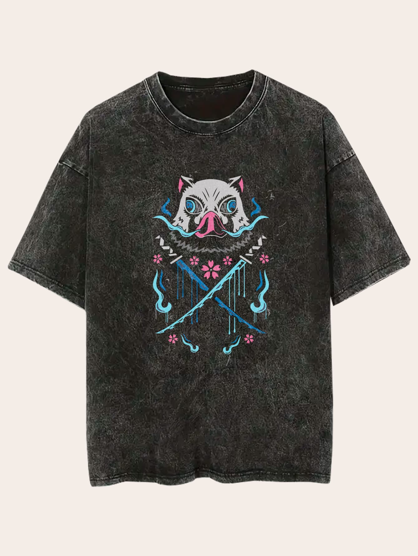 Camiseta Acid wash Inosuke